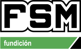 FSM - fundición con fondo en letras FSM